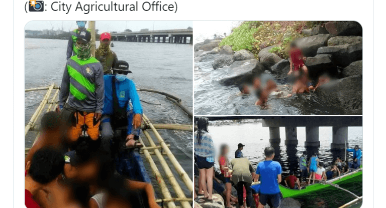 Young people, parents caught ‘Easter swimming’ in Bacoor Bay