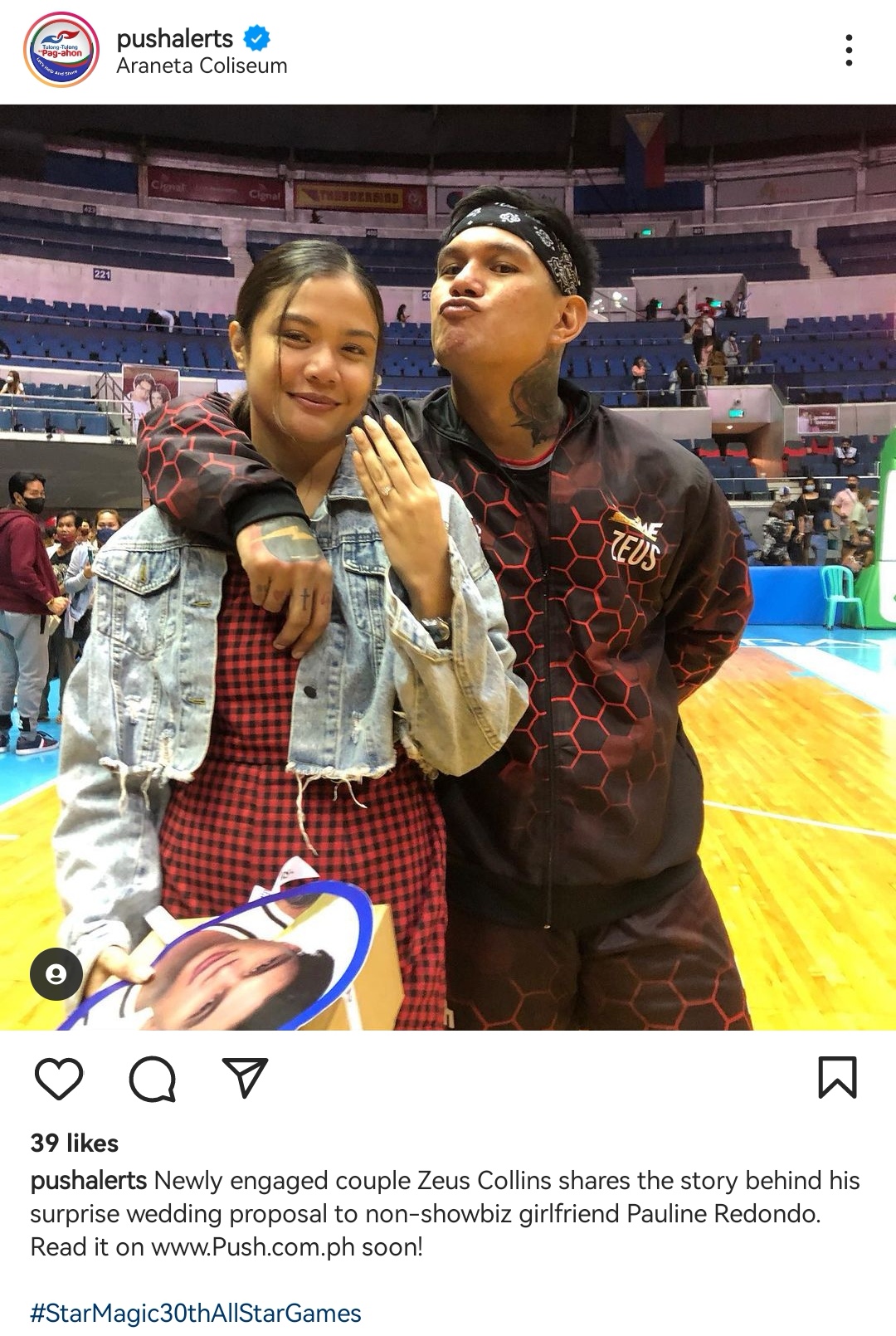 Zeus Collins proposes to girlfriend Pauline Redondo PLN Media