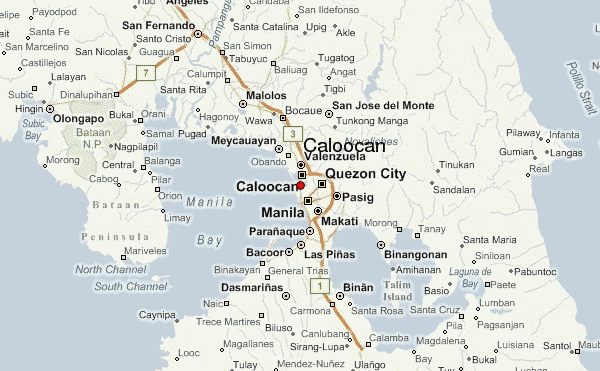 caloocan city map