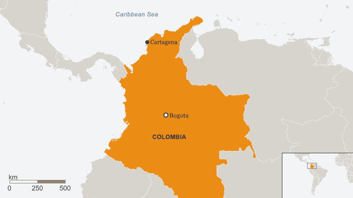 colombia map