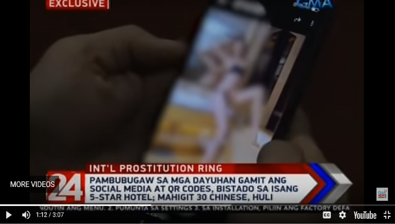 international prostitution ring Manila