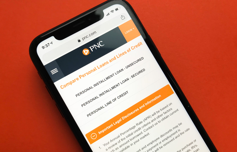 PNC Bank Personal Loan - How to Apply
