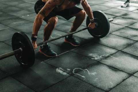 man about to lift barbell 2261477
