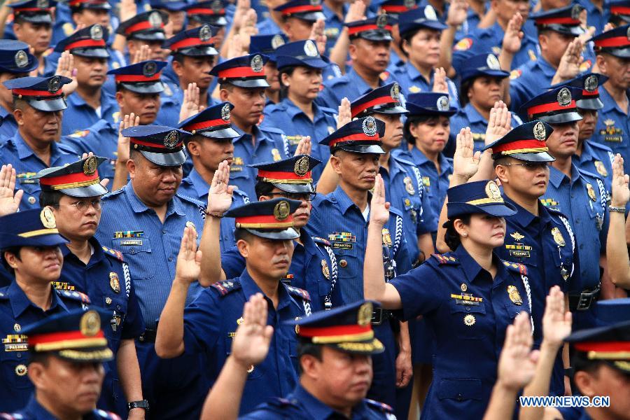 philippines police, quezon city, police dismissed for drug infraction, 