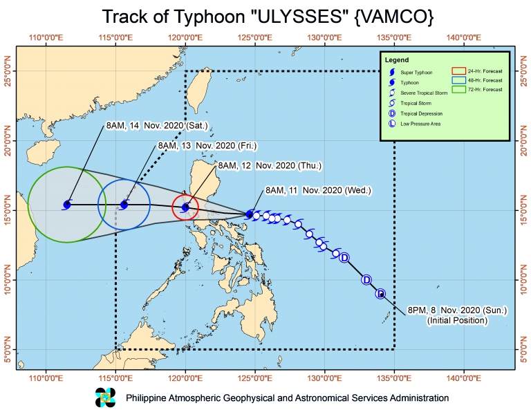 signal no.3 typhoon ulysses